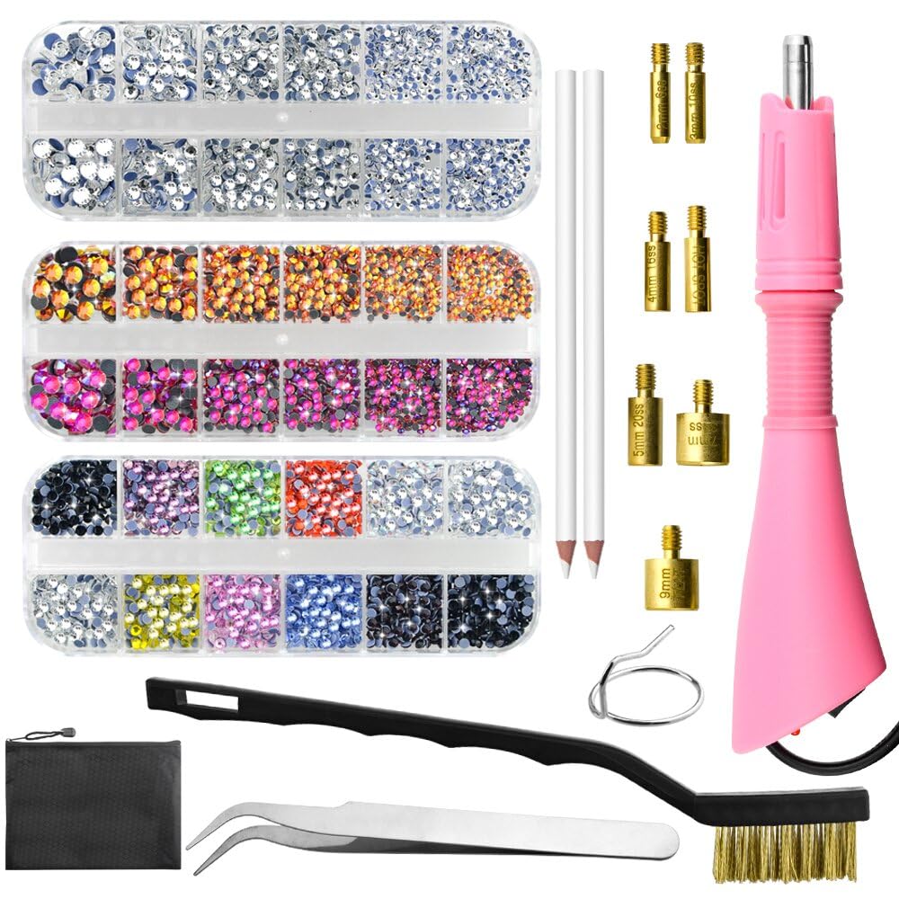 Amazon.co.jp: XINMEIWEN Bedazzlerキット、ラインストーン付き