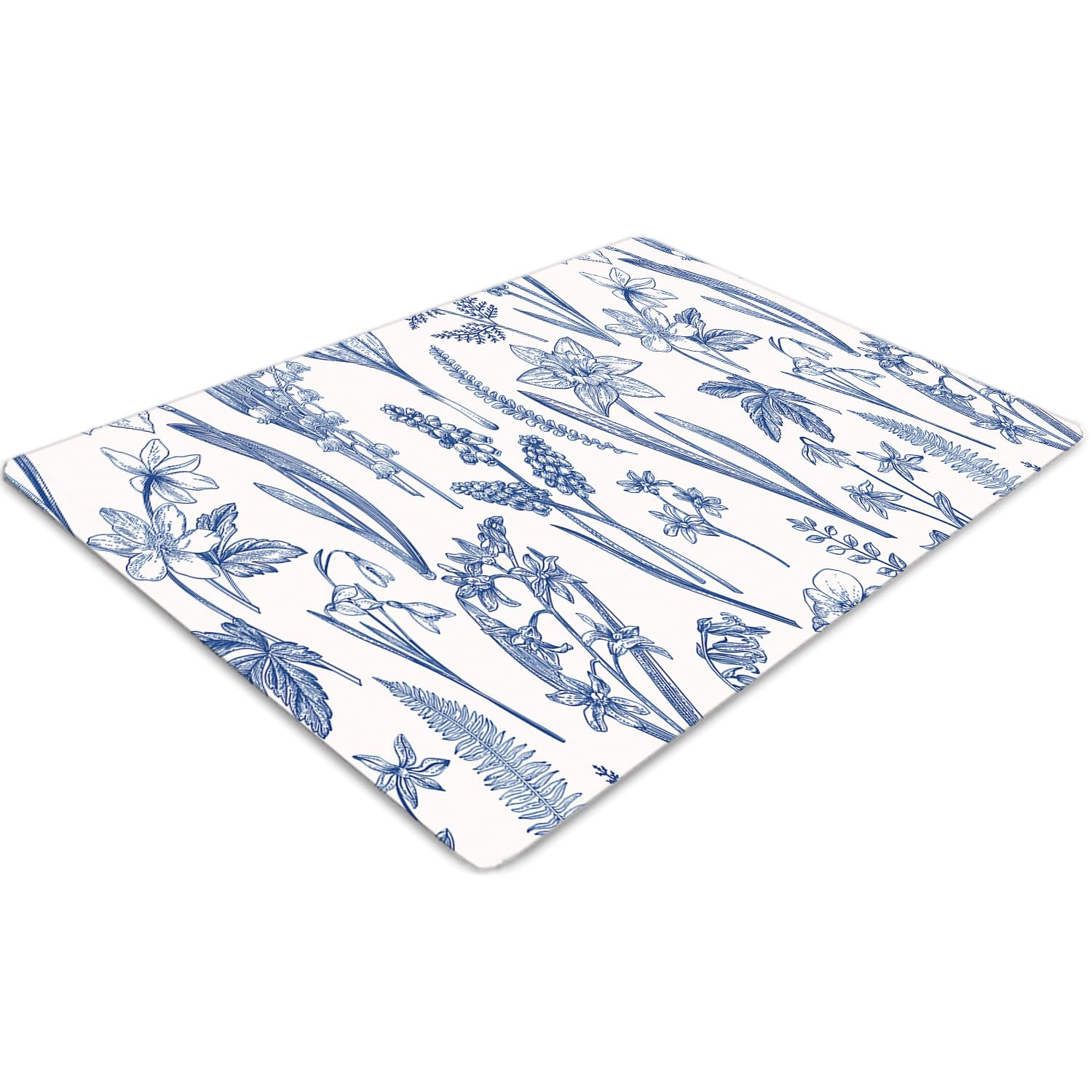 Tapis de sol effet marbre 120x90 cm protecteur haut de gamme