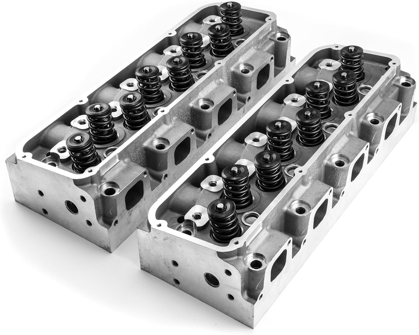 Assembled Aluminum Cylinder Heads for Ford Cleveland 351C (2V/4V) / 351M / 400 220cc/64cc - Hydraulic Roller Compatible, Springs/Valves/Retainers Installed, Bolt-On Ready P - Speedmaster PCE281.2060