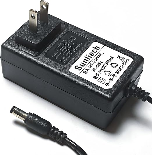 24V Charger for Kids Ride On Toys, 24 Volt Kids Battery Charger for Wrangler SUV Kid Trax Dynacraft Toy Car Jeep ATV Quad Disney Electric Car Ride-Ons Accessories, 500mA Supply Power Adapter