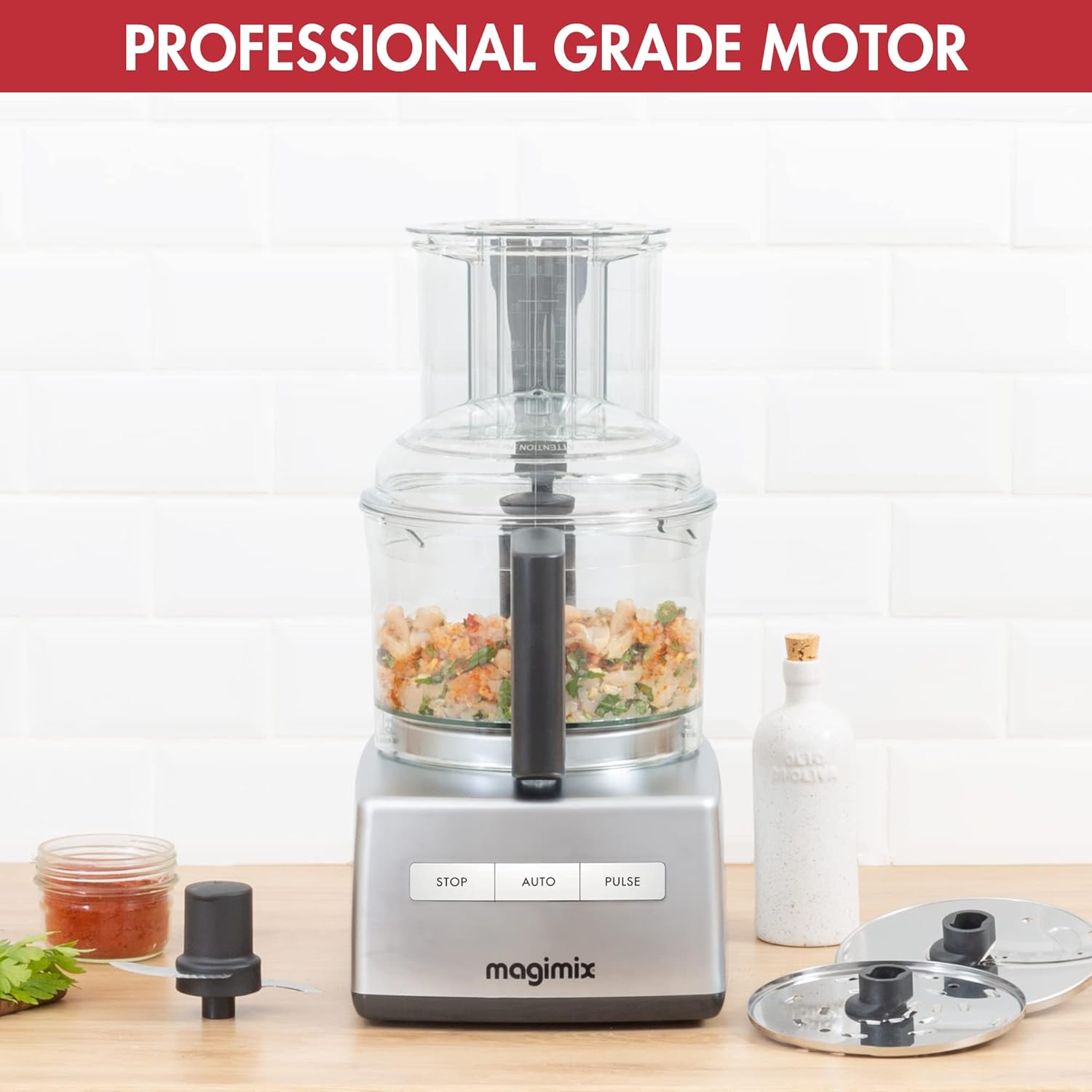 Magimix Magimix 5200XL Food Processor - Multifunctional 7 in 1 Food Preparation, 3.6L BPA… thumbnail 13