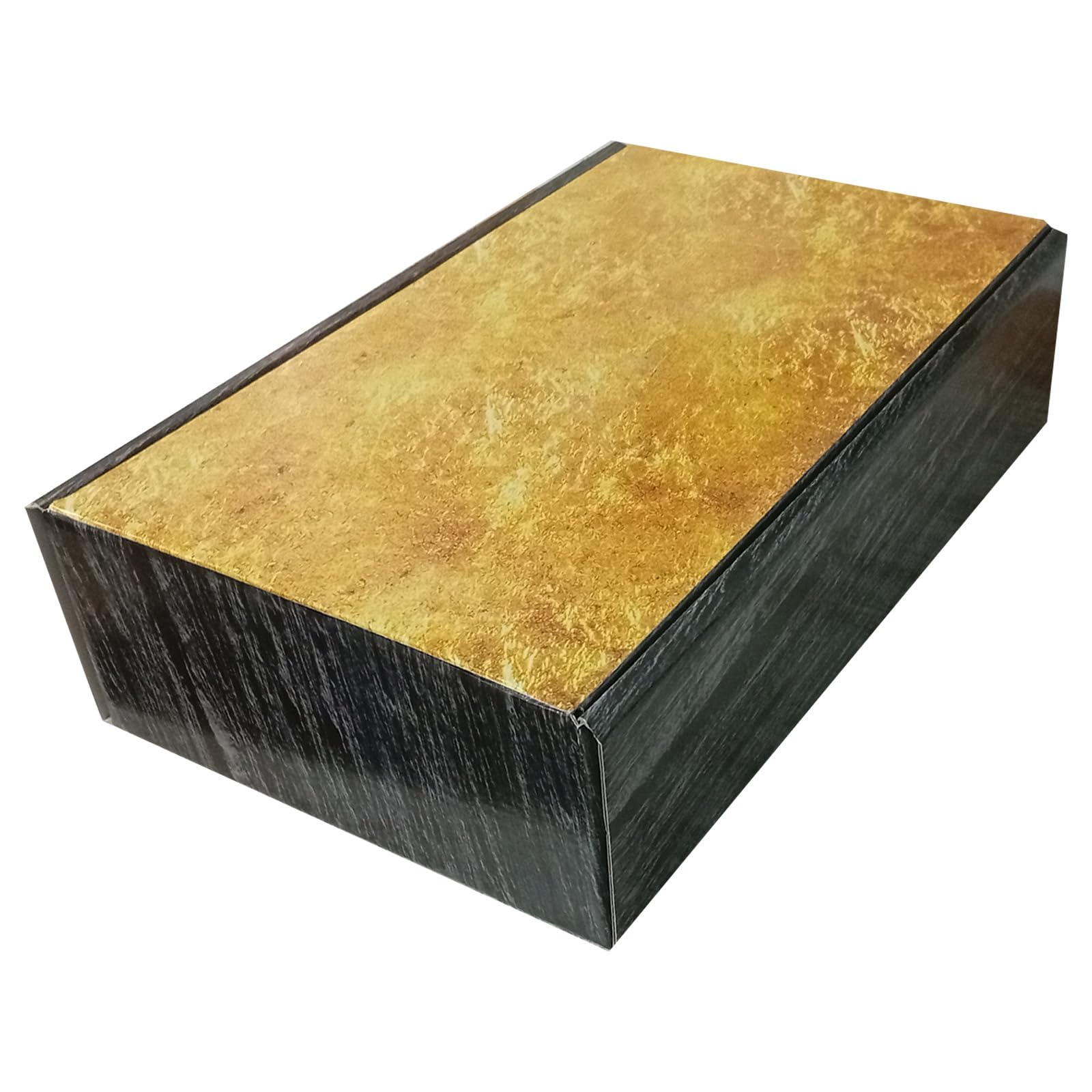 Adri Cajas de Cartón para Regalo y Envío, Pack de 25, para 2-3 Botellas de Vino, Automontables (Dorada y Gris, 21 x 32 x 9 cm)