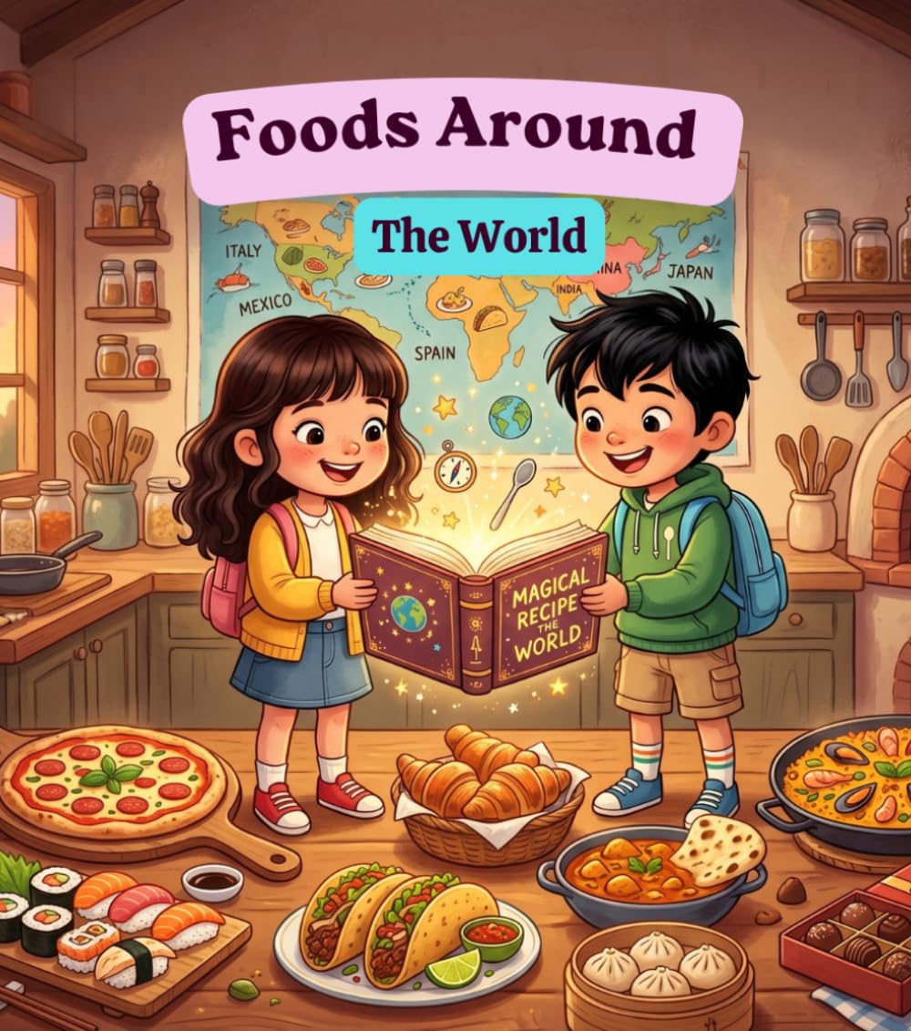 Foods Around the World: Discover tasty foods, exciting flavors, and food traditions from around the world! (Little Travelers Around the World)