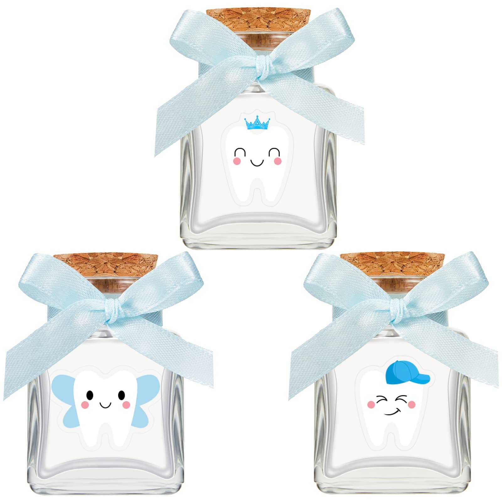 Buy 3 Tooth Fairy Box with Sticker and Ribbon Baby Tooth Box First