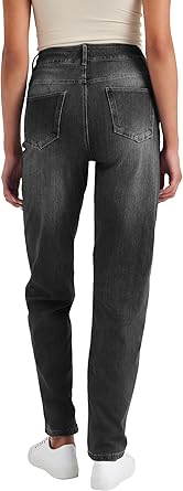 LaiEr Vrouwen Hoogstretch Yoga Jeans - Skinny Fit Hupenverhogend, Met Zakje. Zachte Micro Bootcut Pants, Perfect voor Sport, Fitness Yoga.(MiddenBlauw,XL