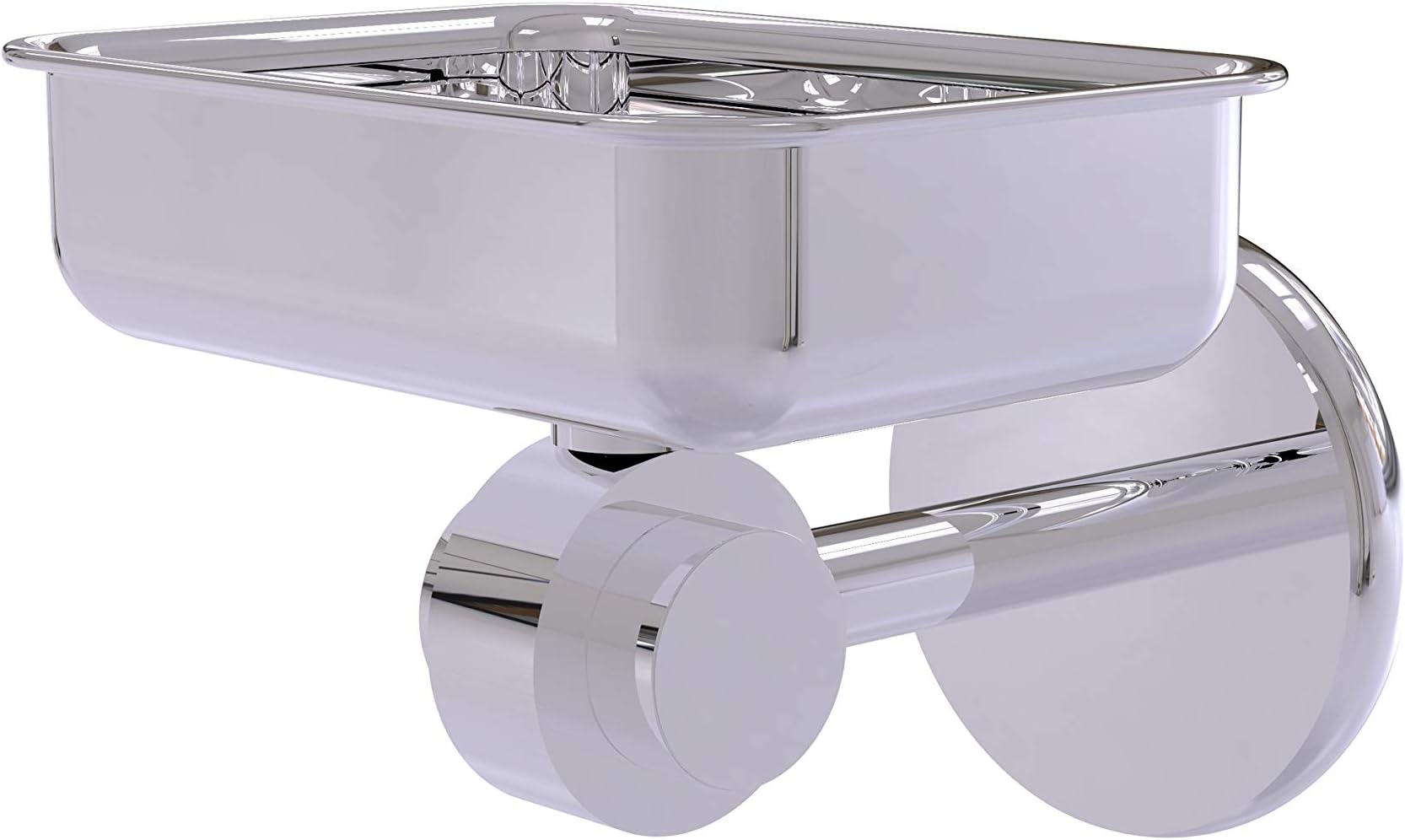 Allied Brass 7232 Satellite Orbit Two Collection Wall Mounted Soap Dish, Polished Chrome