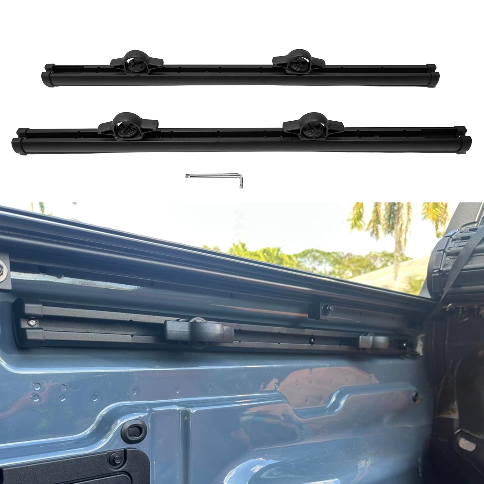 ROSY PIXEL Truck Bed Rail System for Ford Maverick