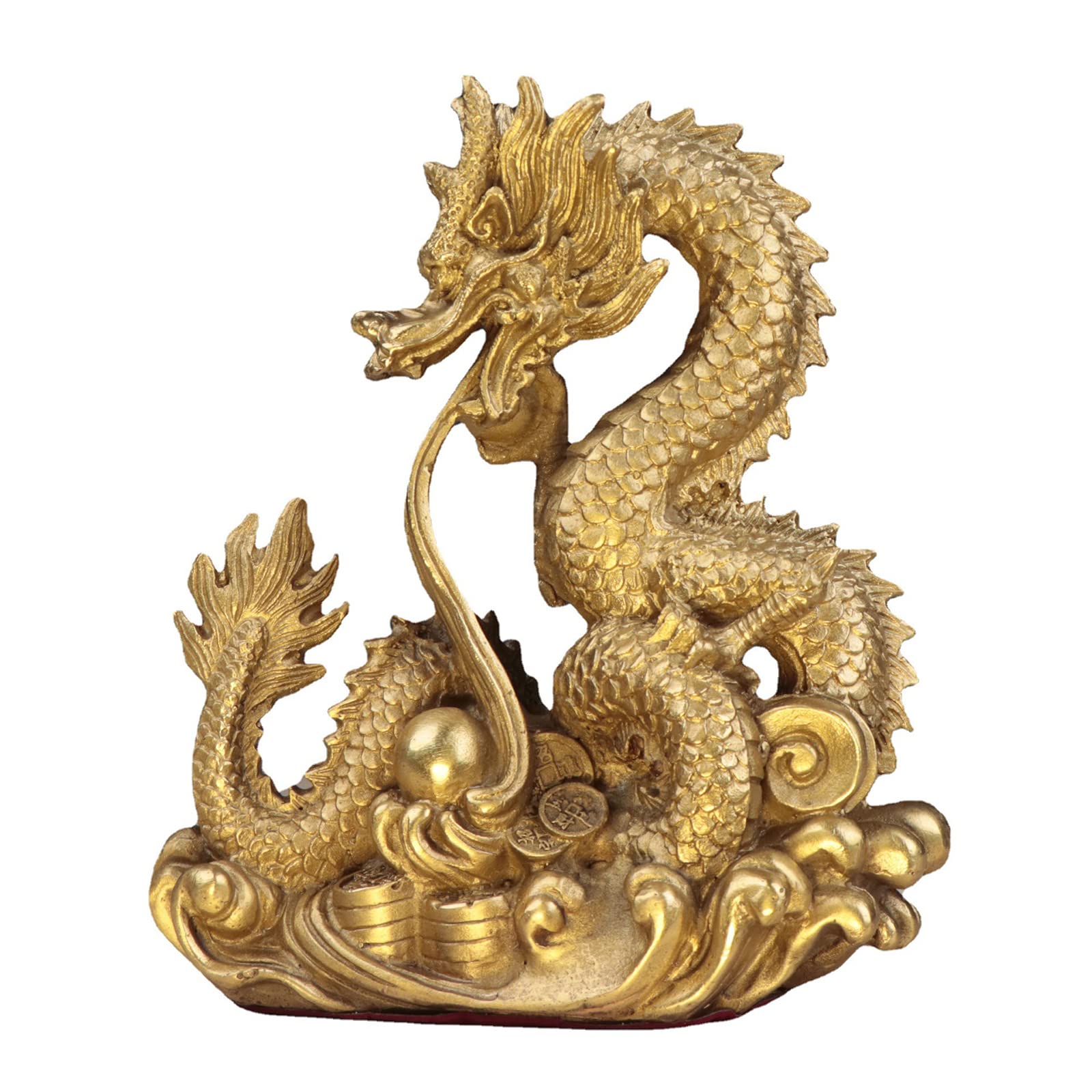 Statue de dragon Feng Shui RAKKYO, décoration de table pour salon et bureau
