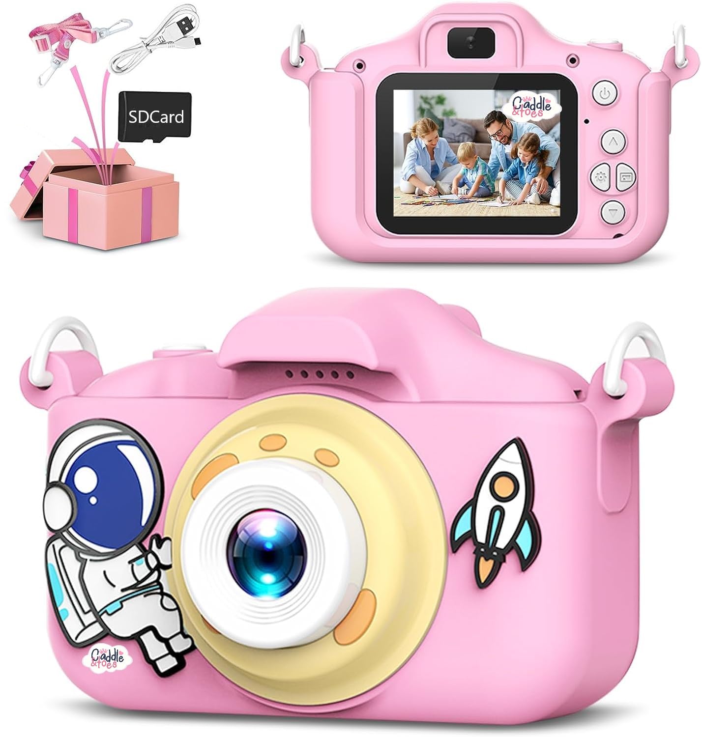 CADDLE & Toes Kids Camera for Boys Girls, 20MP 1080P Digital Video Camera for Kids, Christmas Birthday Gift for Boys Age 4-12,Digital Camera for 4 5 6 7 8 9 10 Year Old (Astronaut Blue) (B0CG1ZBGCP) Amazon Price History, Amazon Price Tracker