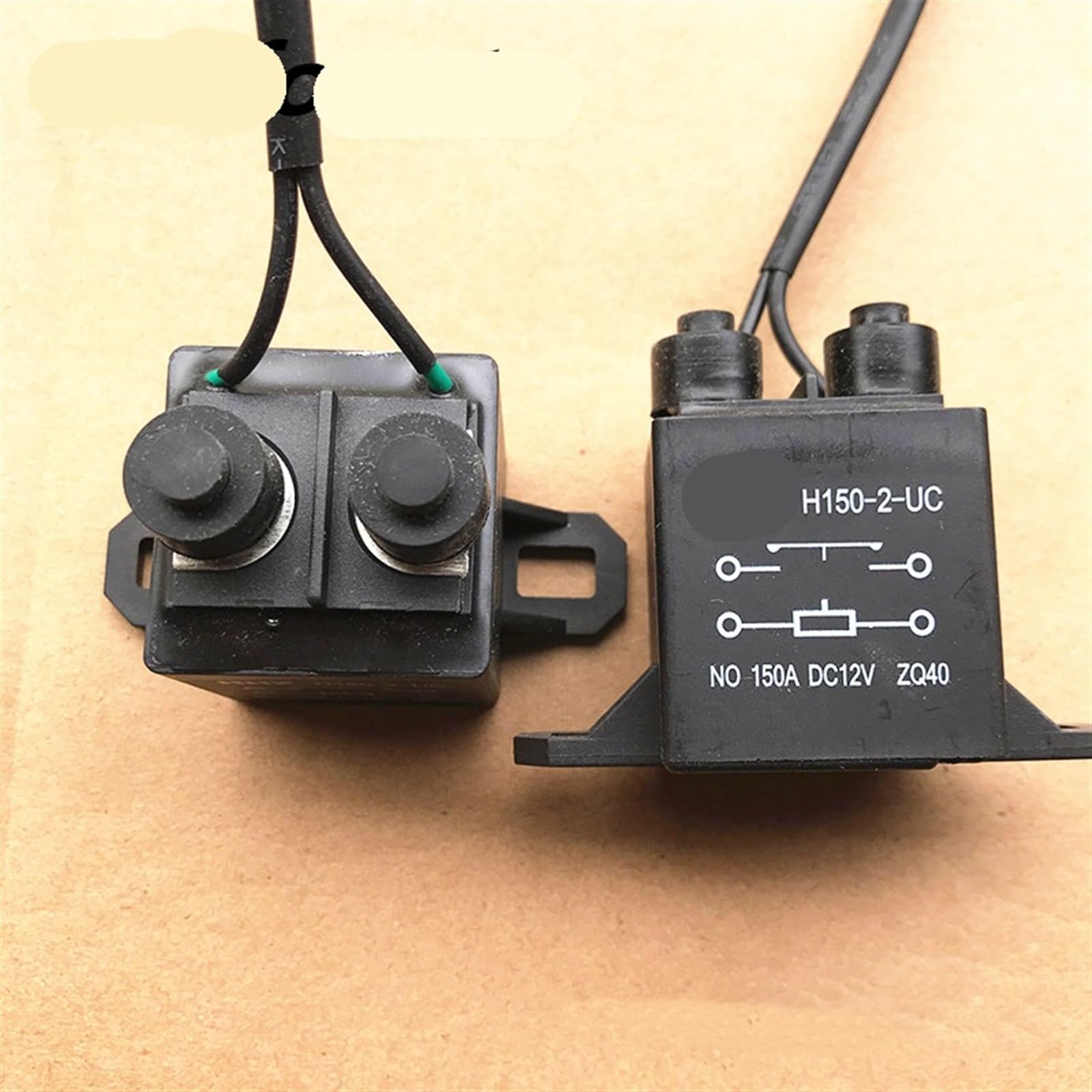 1Pcs Electric Vehicle High Voltage DC Contact Relay HHZ H150-2-UC 12V 150A