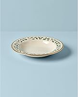 Vista 3 de Lenox Holiday - Tazón de sopa o pasta con borde navideño