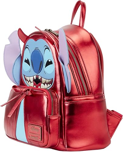 Miniatura 2 de Loungefly Disney Stitch Devil Mini mochila, Lilo and Stitch Halloween Fashion Bag, Multi, Mini mochila