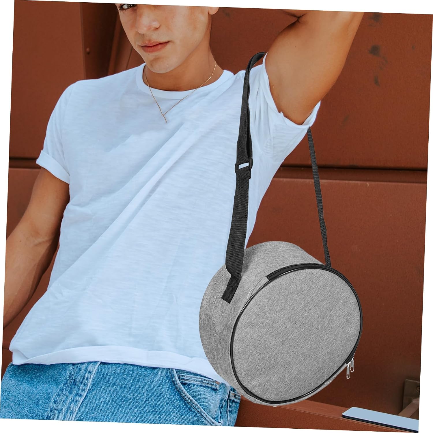 Yardwe Convenient Disc Golf Shoulder Bag Lightweight Outdoor Training Storage Pack for Flying Discs Straps for Practice and