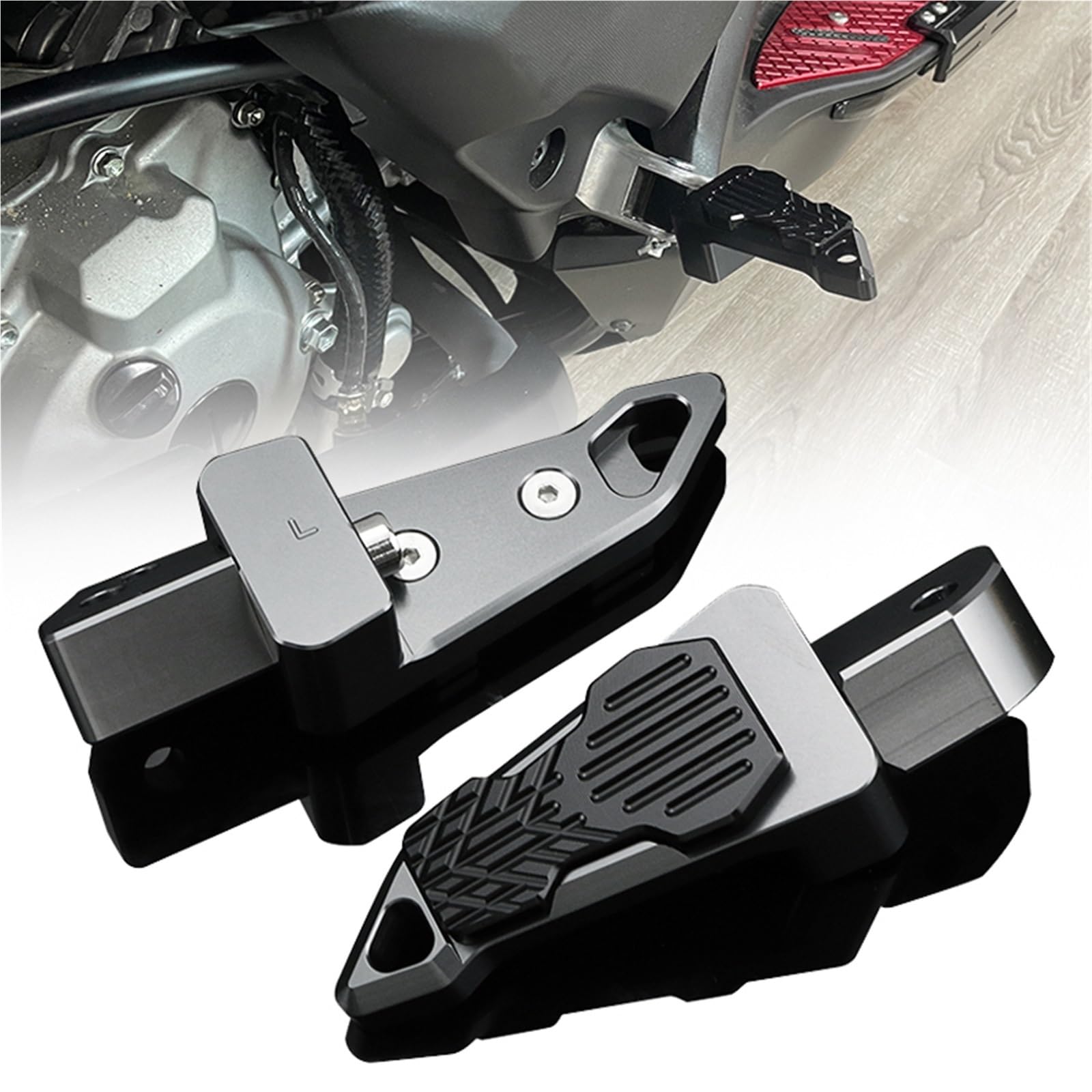 Pédale arrière moto CNC pour XMAX 300 250 et NMAX NVX 155