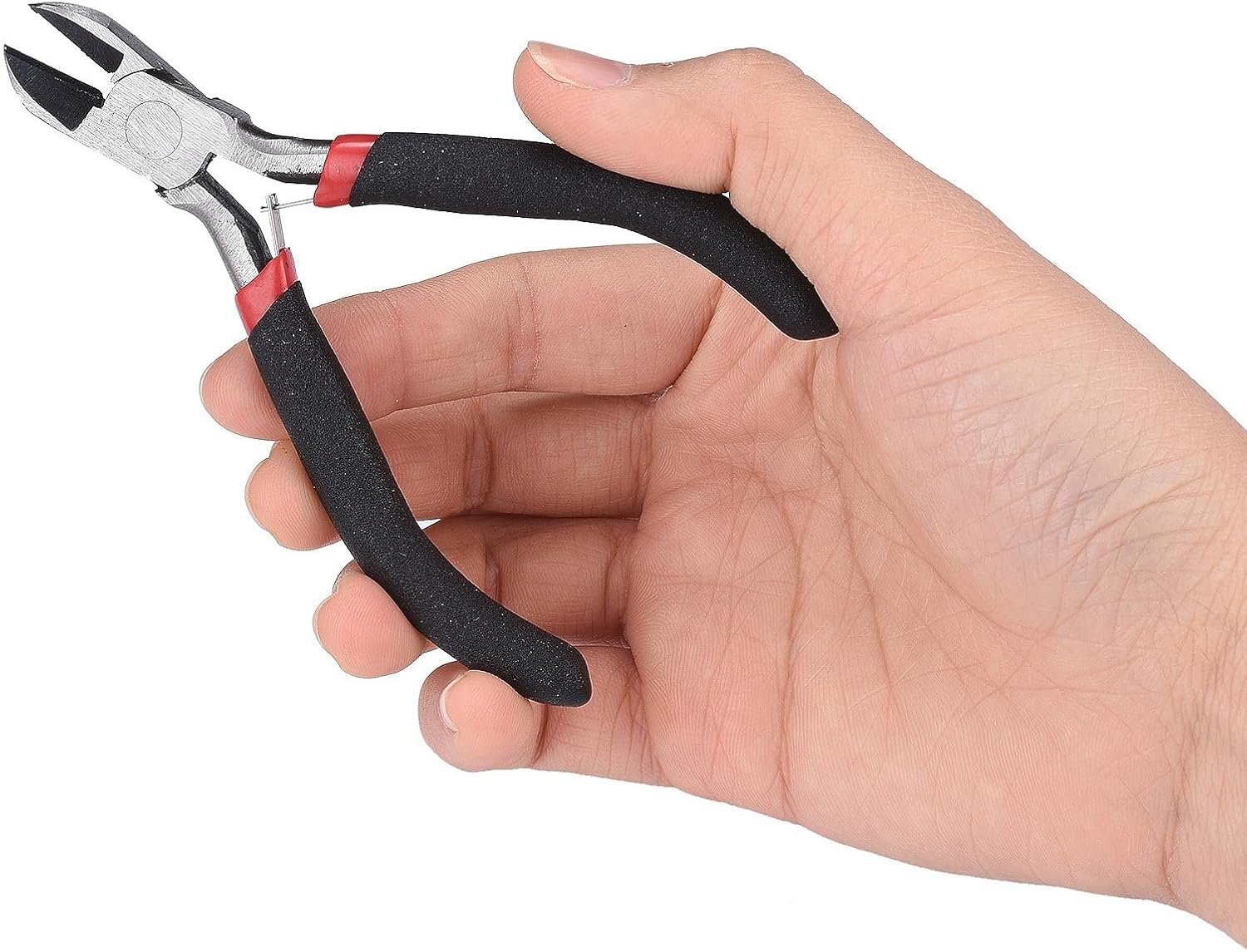 1 alicate de cortador lateral de 110 cm de aço carbono de polimento de 110 mm para itens de fabricação de joias DIY