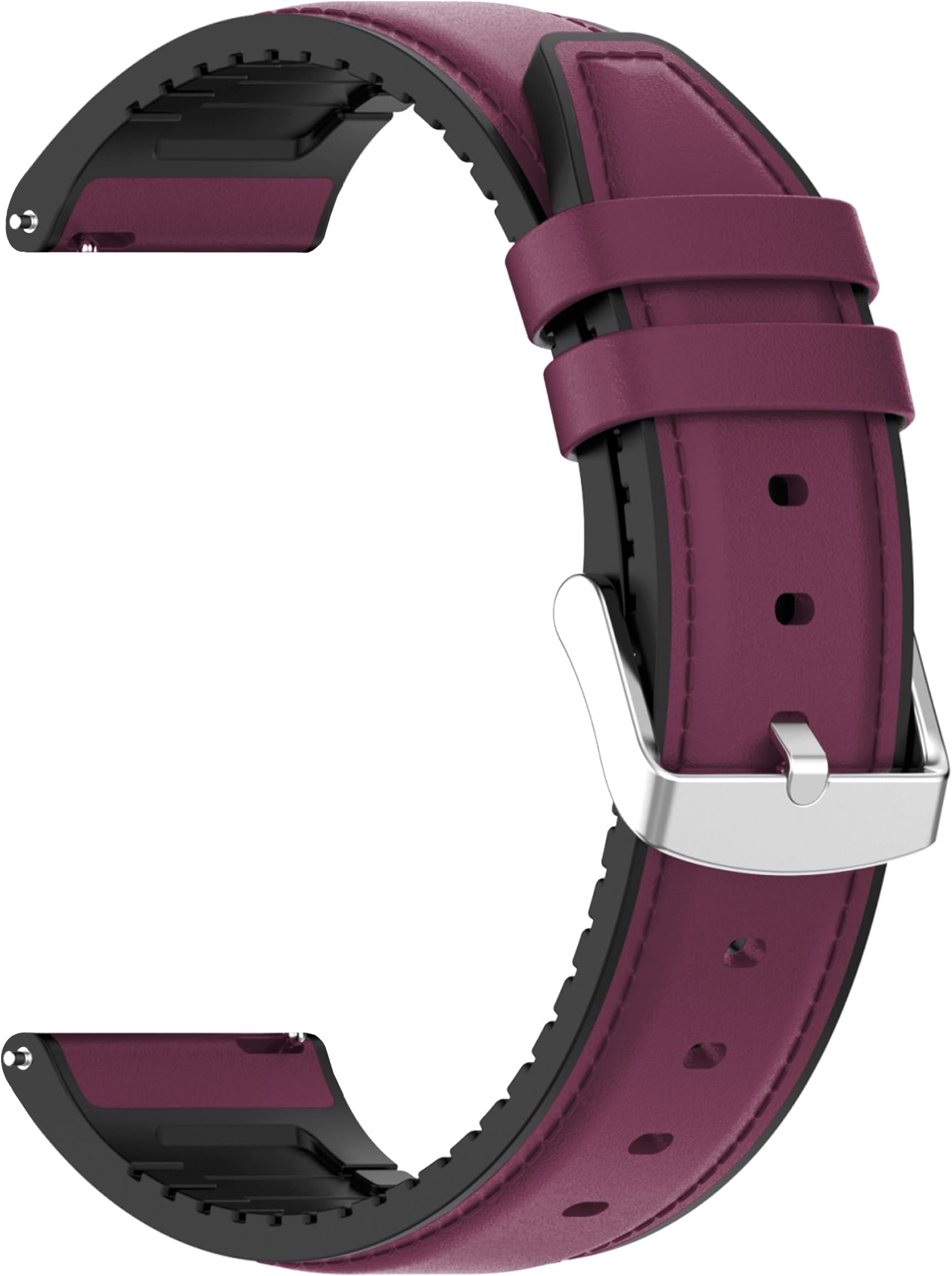 Quick Release Watch Strap Compatible With Michael Kors Gen 5 Access Bradshaw 2 Faux Leather Tang Buckle Replacement Band