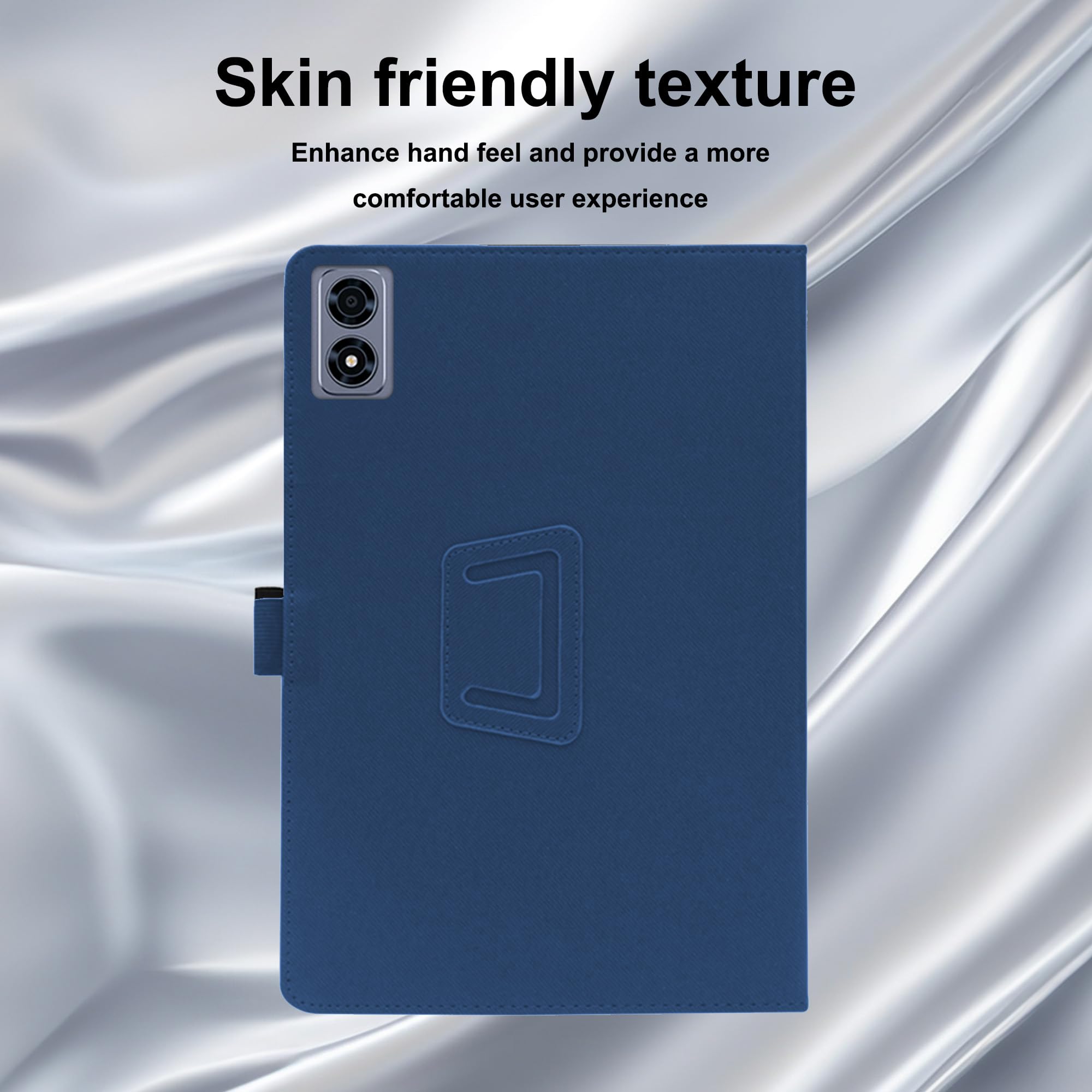 Custodia Cover per ALLDOCUBE iPlay 80 Mini ultra Tablet 8.8 Pollici, + [1 Pezzi] Vetro Temperato Pellicola Protettiva Custodia in Pelle PU Premium con Funzione Leggio [Anti-Scratch] Blu