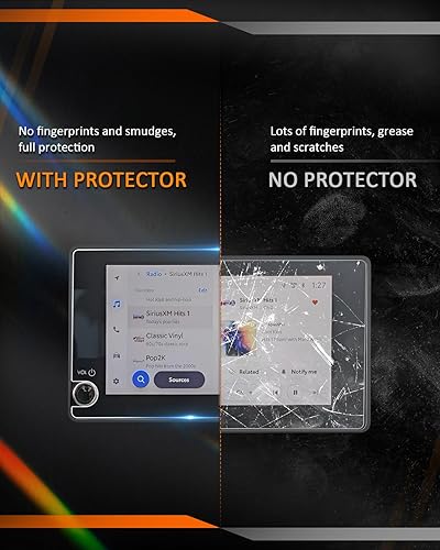 Miniatura 9 de CDEFG Protector de pantalla híbrido para Toyota RAV4 2023 2024 RAV4 Limited XSE TRD Off-Road 2024 2023 RAV 4 Accesorios Cubierta de pantalla táctil