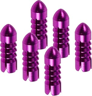 SOLUSTRE 6pcs Dart Flight Protectors for Angle Correction Aluminum Alloy
