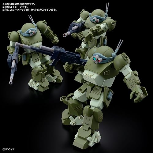 Miniatura 4 de Bandai Hobby - Armored Trooper Votoms - HG - Scopedog Model Kit