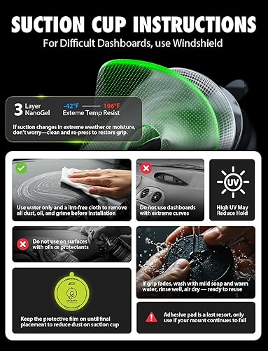 Miniatura 4 de Bracketron MagAlign Extend - Cargador Magsafe de 15 W, soporte magnético para teléfono de coche, cargador inalámbrico para iPhone 17 Pro Max 16 15