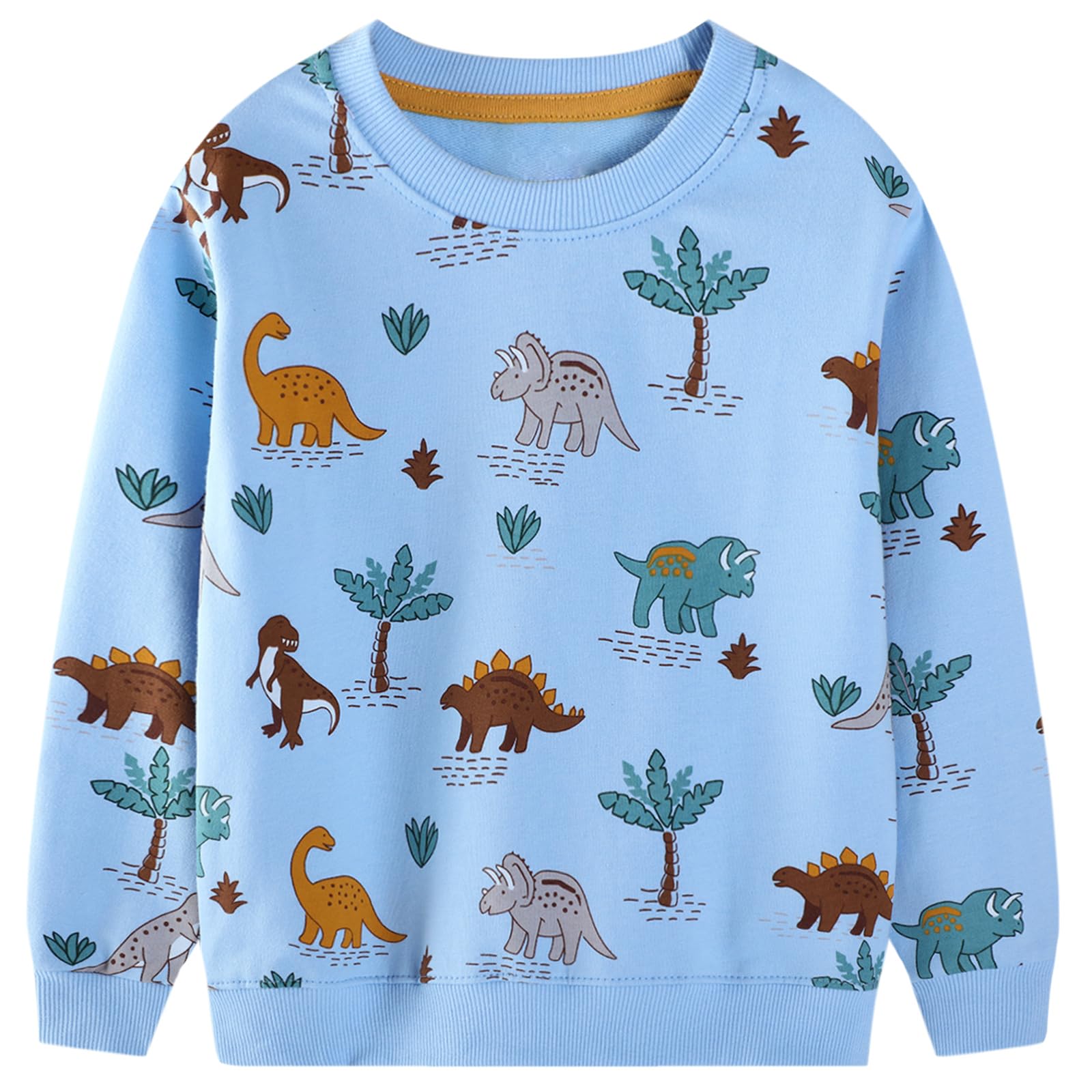 Hongshilian Unisex Kids Cute Cartoon Cotton Sweater Shirt