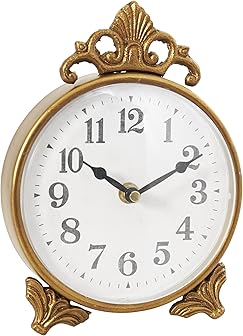 Athena Metal Scroll Table Desk Clocks photo Athena Metal Scroll Table Desk Clocks