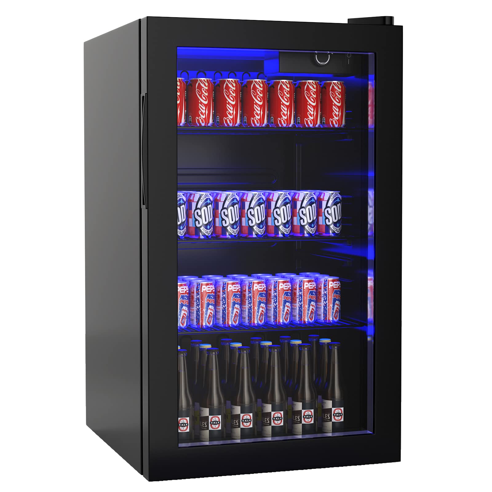 Buy ARLIME Mini Fridge 120 Can, Beverage Refrigerator with Glass Door