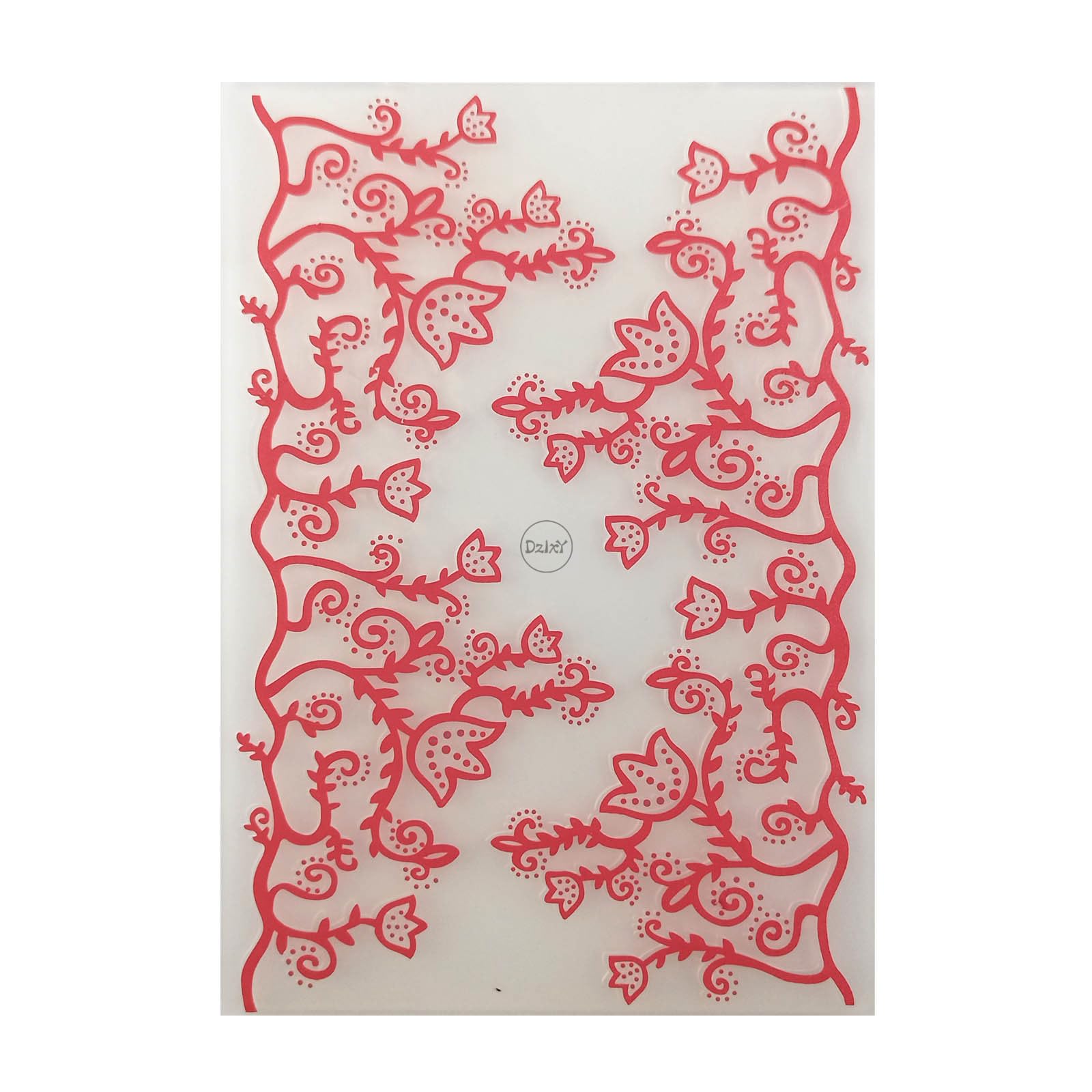 DzIxY Flower Lace Plastic Embossing Folders for Cards Making Supplies DIY Paper 3D Scrapbook Stencils Album Crafts Decoration Template
