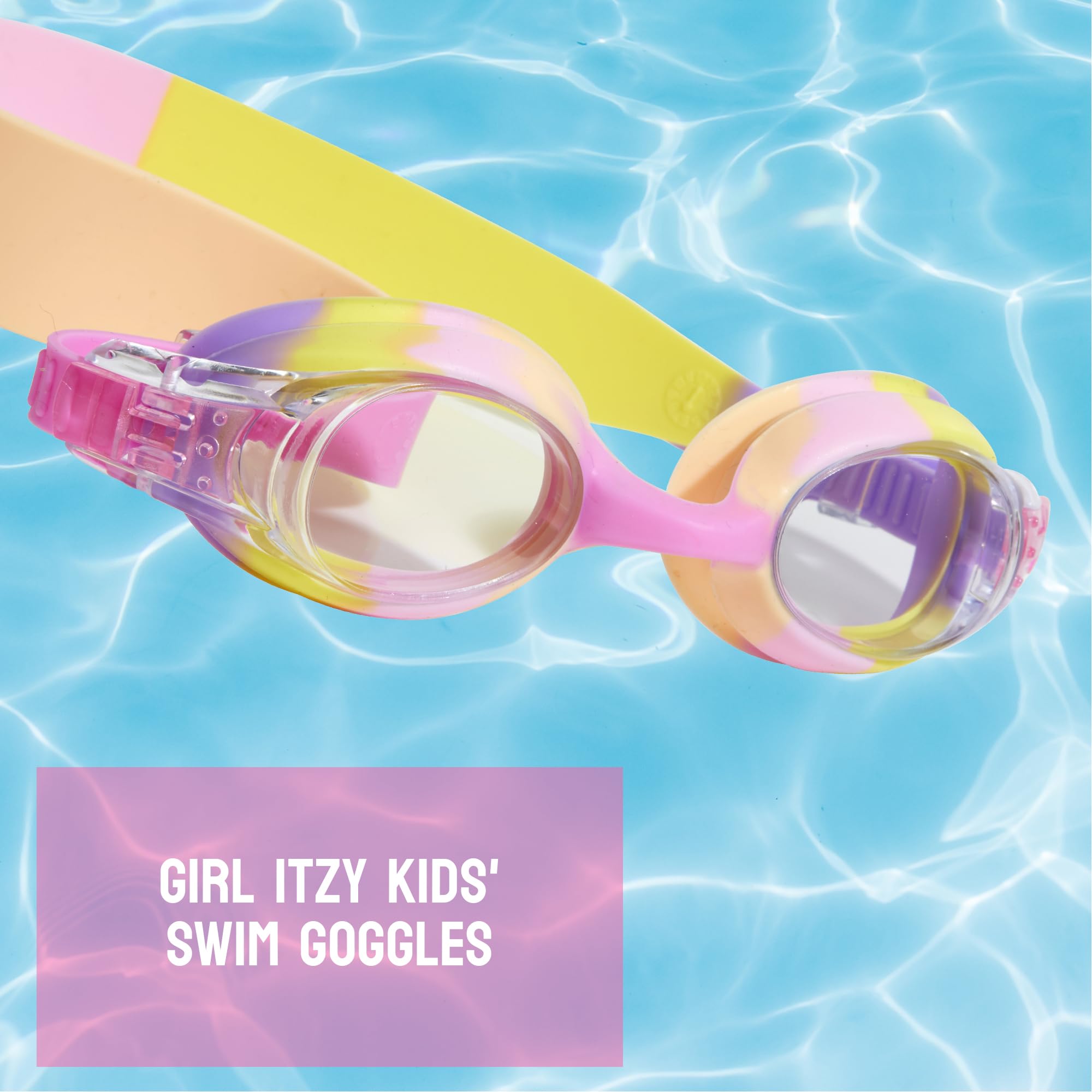 Bling2O Lunettes de Natation pour Les Filles – Cake Pop Enfants Lunettes de Natation