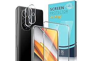 [3+3 Pack] for Xiaomi Poco F3 (4G/ 5G)/ Xiaomi Mi 11i 4g...