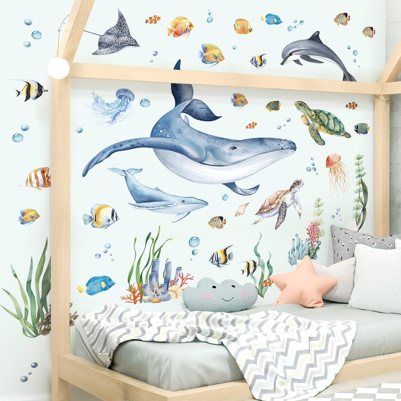 Wall Decals For Kids Ocean Sea Wall Stickers For Kids Peel And Stick