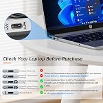 USB C Docking Station Dual Monitor, TOBENONE Laptop Docking Station with Dual HDMI, VGA, 65W Power Adapter, 7 USB, Gigabit Ethernet, SD/TF, 3.5mm Audio, 15 in 1 USB C Dock for Dell/HP/Lenovo/Surface | 2 HDMI+VGA, SD/microSD, Ethernet ,Audio, 65W Powe