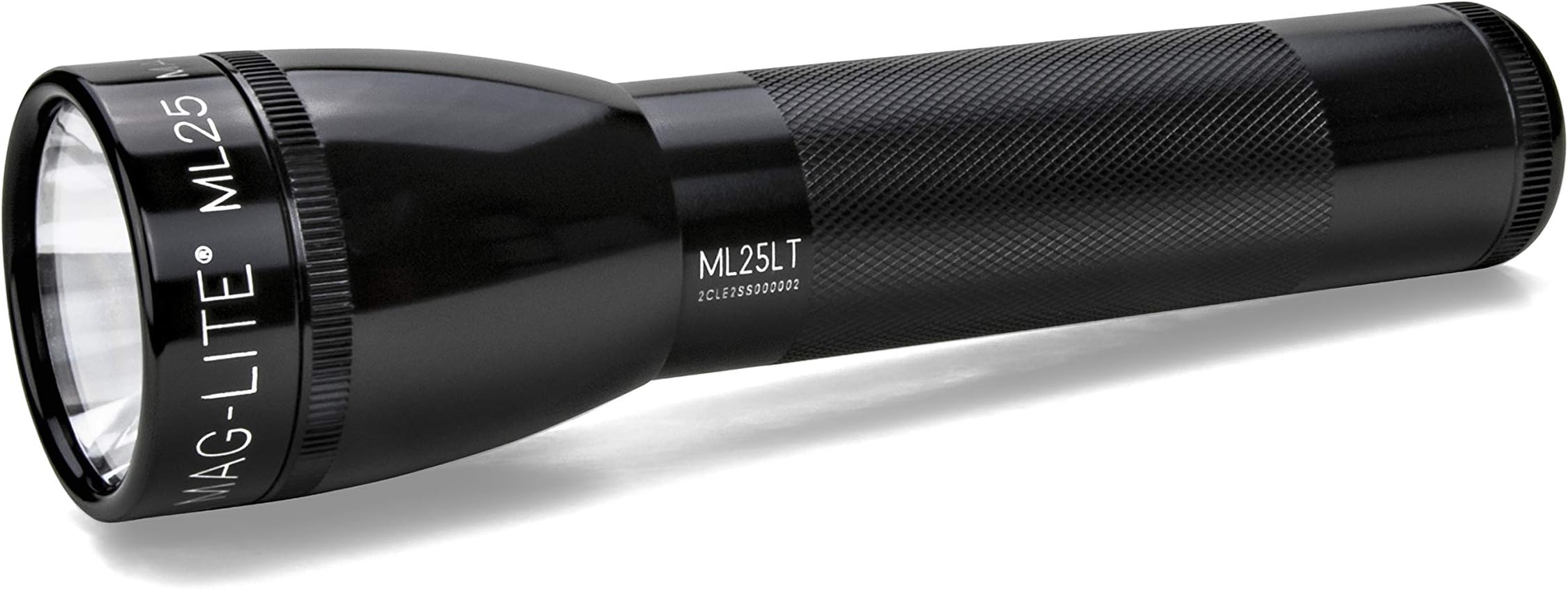 ML25LT-S2016 LED 2-Cell C Flashlight, Black