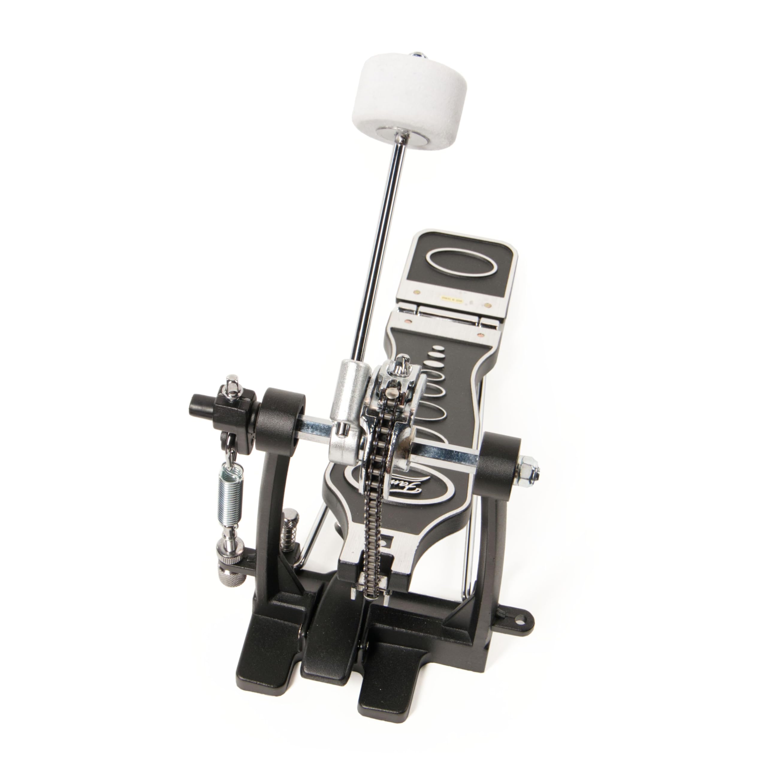 Fame FP7000 Einzelpedal, Robuste Fußmaschine, Einstellbare Federspannung, Faltbares Design, Stabile Säulenkonstruktion, Kompatibel mit allen Bass-Drums, Ideal für optimales Spielgefühl