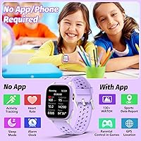 Vista 8 de Reloj para Niños con 140 Modos Deportivos, Rastreador de Fitness para Niños de 1.5", Reloj Inteligente para Niñas, No Requiere APPTeléfono, Monitor