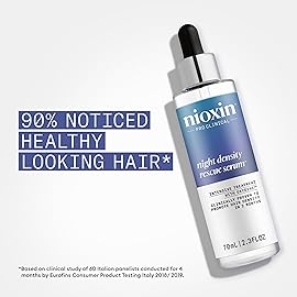 Nioxin Night Density Rescue Serum | Overnight Hair Thickening Serum | Protects Against Hair Breakage | Intensive Treatment with Oxydine | 2.4 Fl oz.