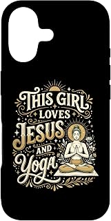 Christian This Girl Loves Jesus and Yoga Mat Case for iPhone 17