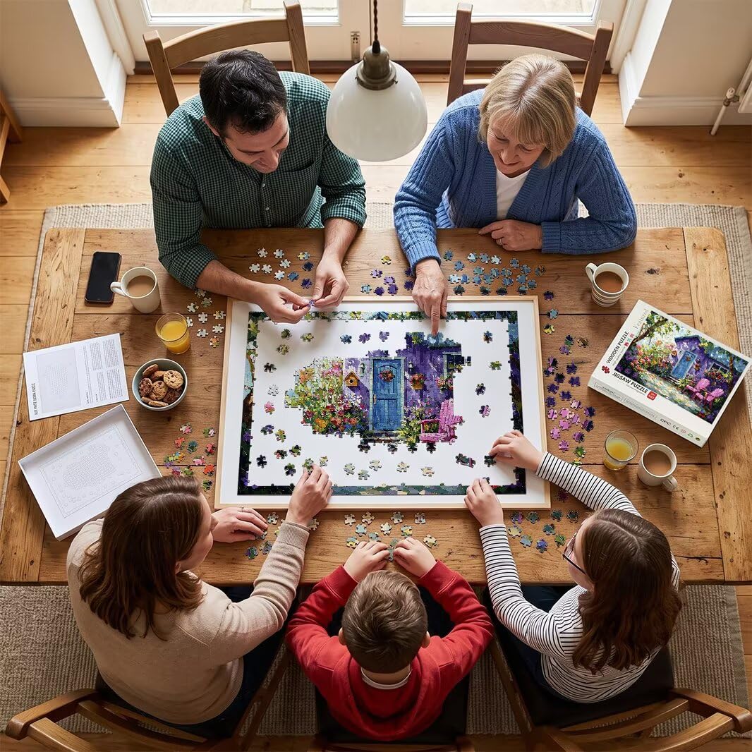 Puzzle 1000 Pièces Adultes, Puzzle Jardin Impossibles pour Adultes -4620