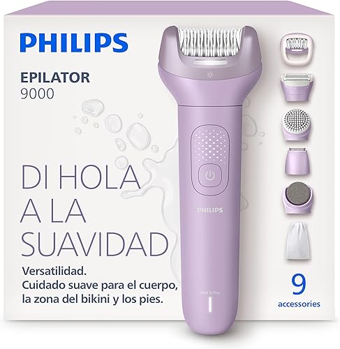 Philips Series 8000 Wet & Dry epilator with 8 accessories (Model BRE735/00) - 1