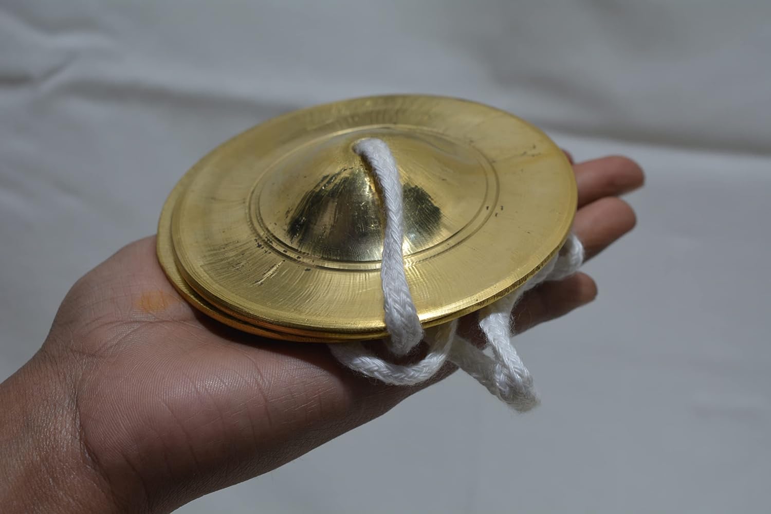 Brass Manjira Instrument Finger cymbal or Hand Cymbals