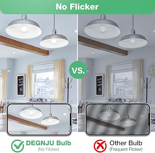 Miniatura 5 de Bombillas LED A19, bombillas LED equivalentes a 100 W, luz diurna 5000 K, 1500 lúmenes, base estándar E26, no regulable, bombillas LED blancas