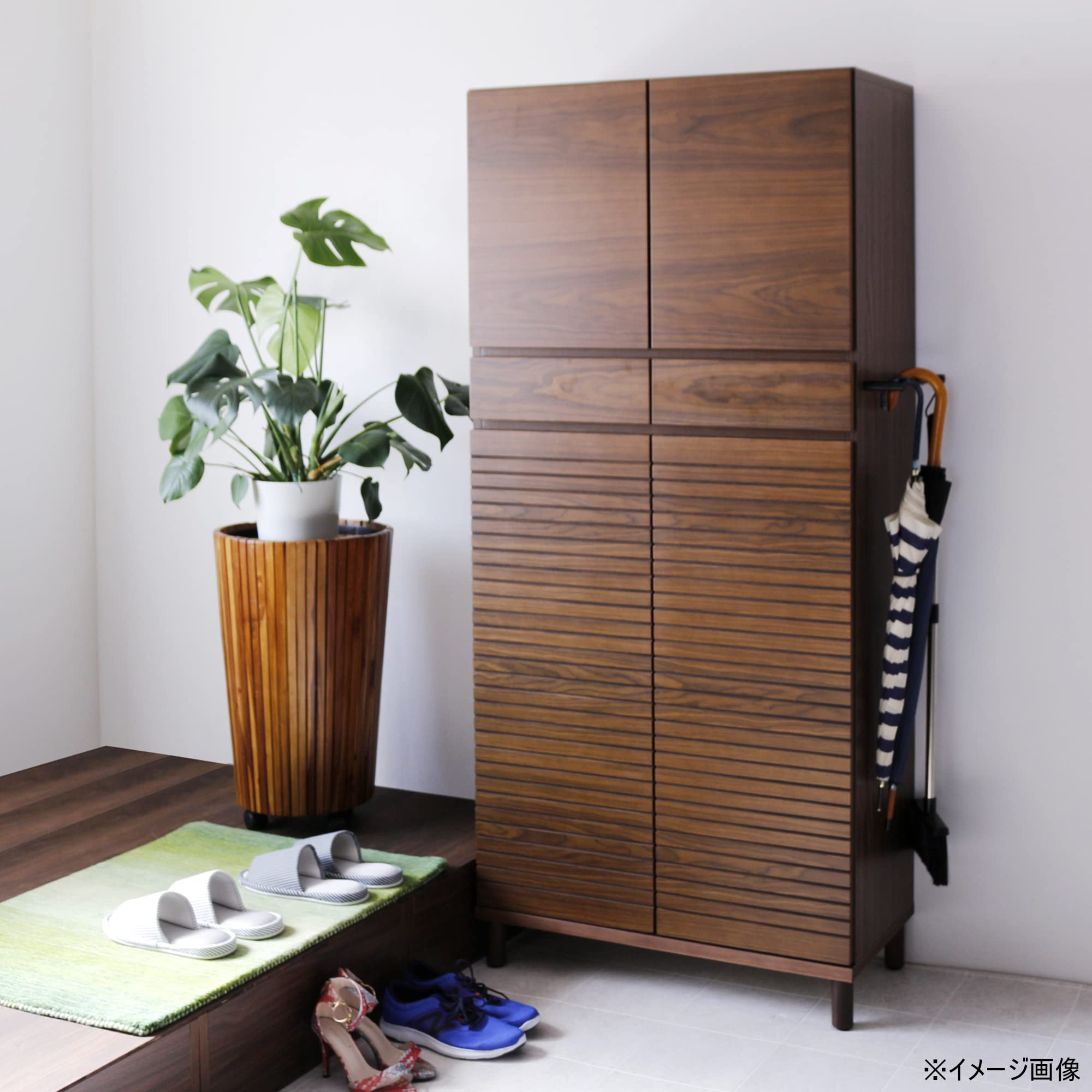Amazon.co.jp: 関家具(Sekikagu) 下駄箱 シューズボックス ブラウン