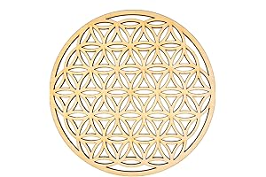 BODHIS Flower of Life Crystal Grid, a Spiritual Decor for Harmony and Positive Vibes