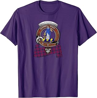 Montgomery Clan Badge & Tartan T-Shirt