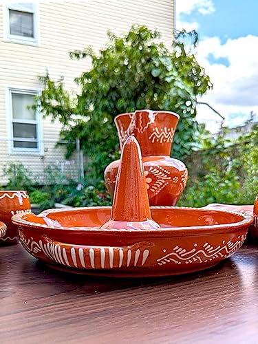 Miniatura 4 de Cerámica portuguesa Glaseada Terracota Arcilla Pollo Asador