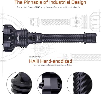 ACEBEAM P20 P20 Profess al Long Distance Flashlight -5,500 Lumens