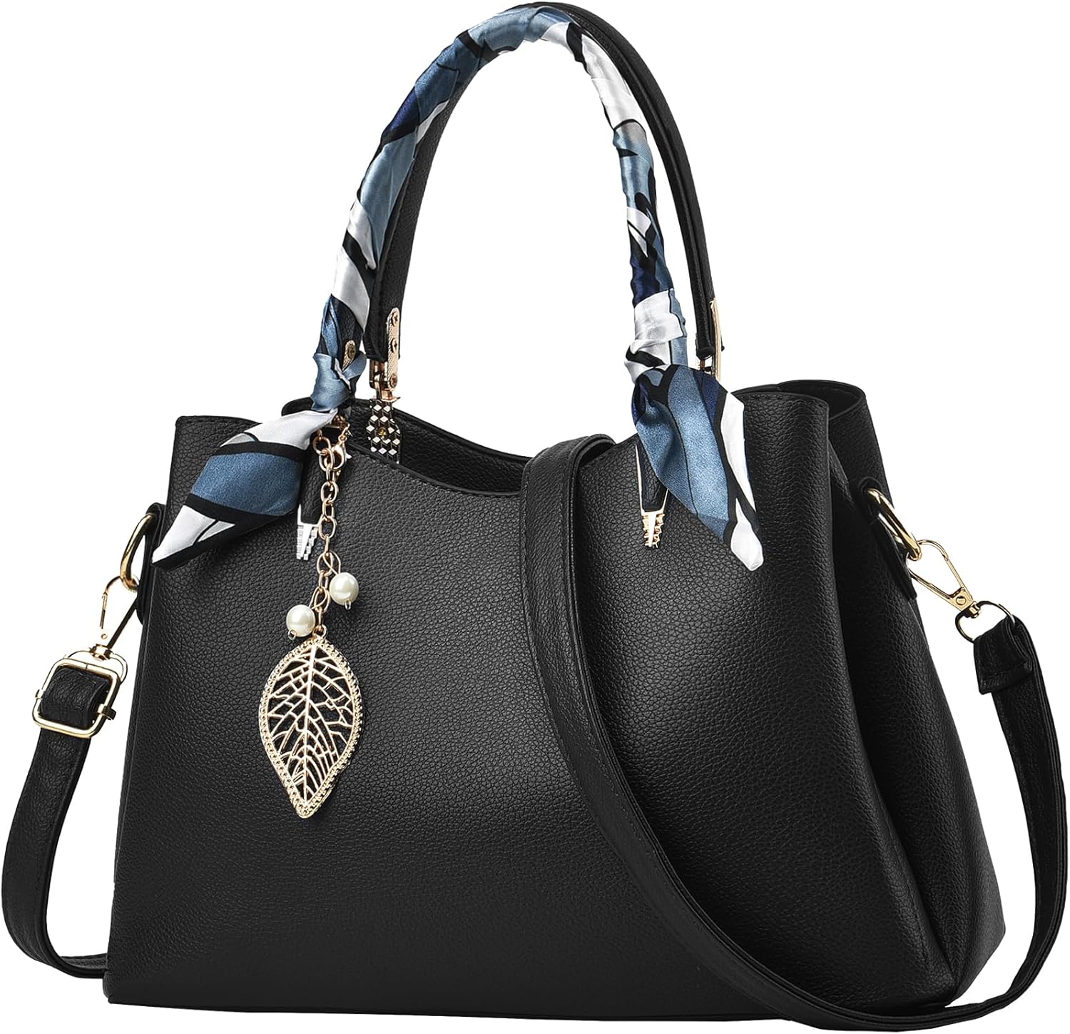 I IHAYNER Women Purses and Handbags Leather Top Handle Handbags Satchel Shoulder Bags for Mom Messenger Tote Bag for Ladies