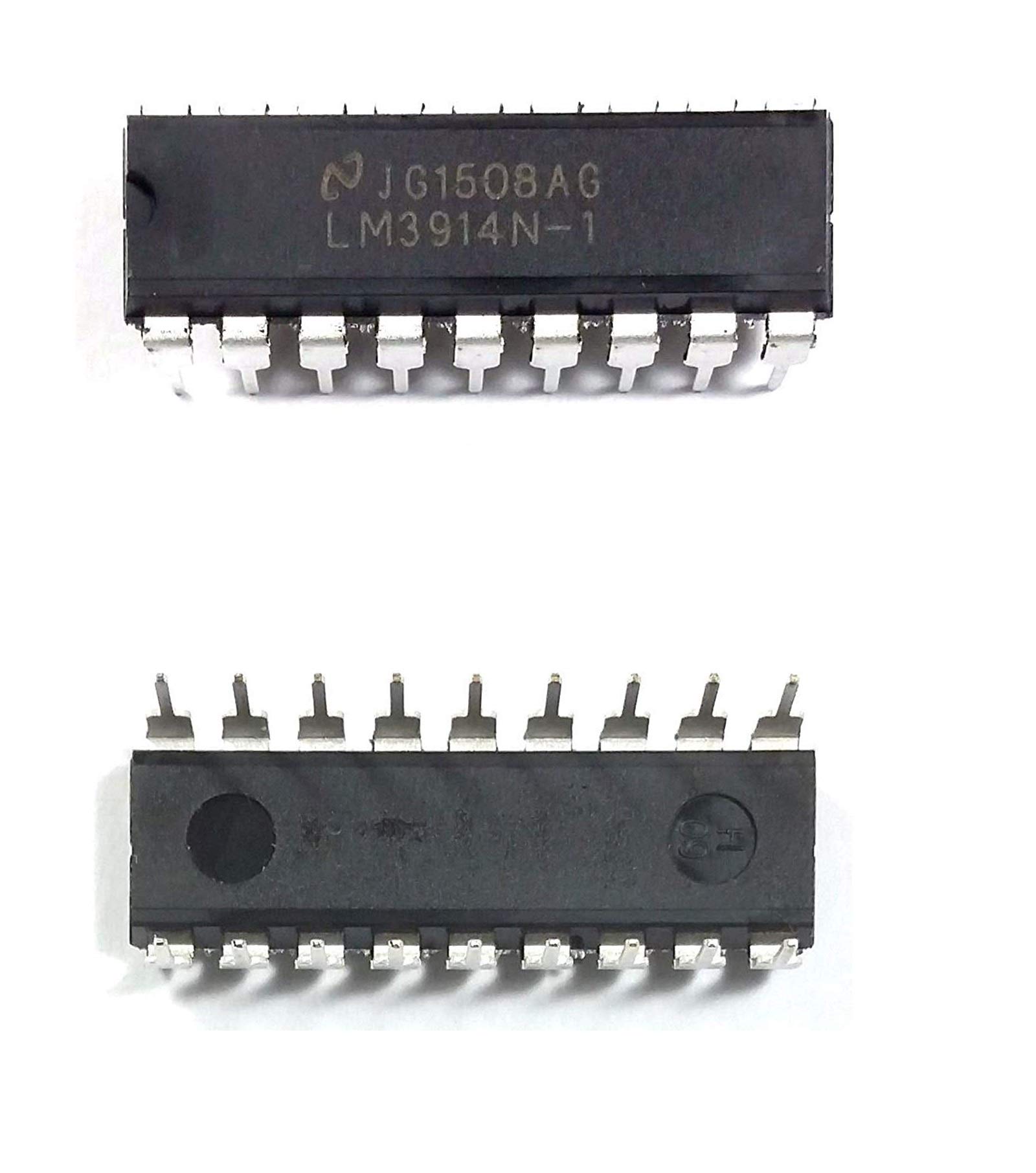 INVENTO 2pcs LM3914N-1 LM3914 3914 IC LED Driver LED Lighting Drivers Dot or Bar Display 3V to 15V input, 10 Outputs, 1.34V/30 mA out, DIP-18 (B0816XHZS2) Amazon Price History, Amazon Price Tracker