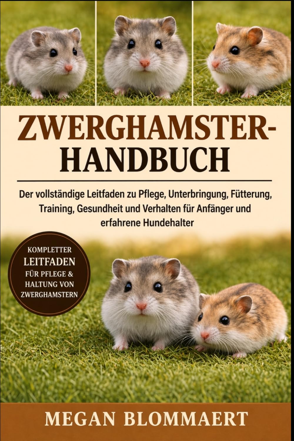 ZWERGHAMSTER-HANDBUCH: Der vollständige Leitfaden zu Pflege, Unterbringung, Fütterung, Training, Gesundheit und Verhalten für Anfänger und erfahrene Hundehalter
